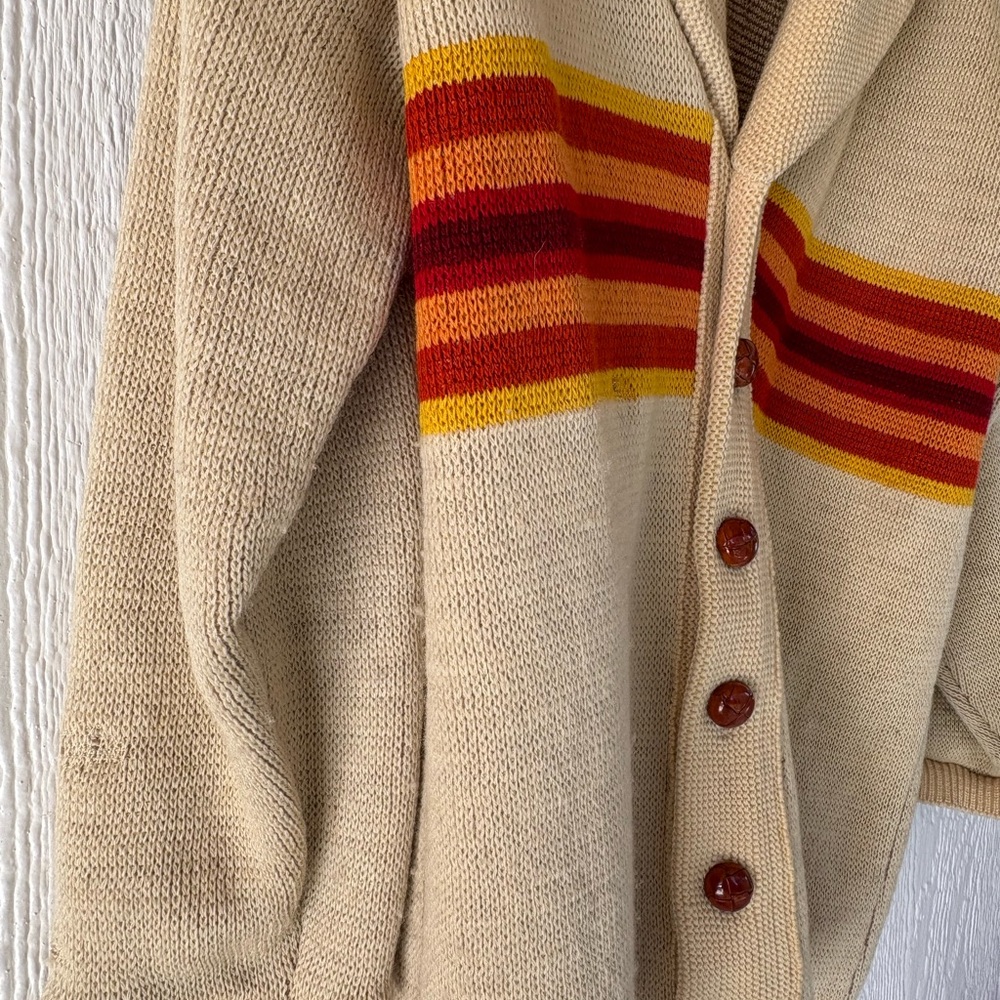 Pendleton Vintage 70s  Chief Joesph Cardigan 100 %Virgin Wool - Picture 3 of 10